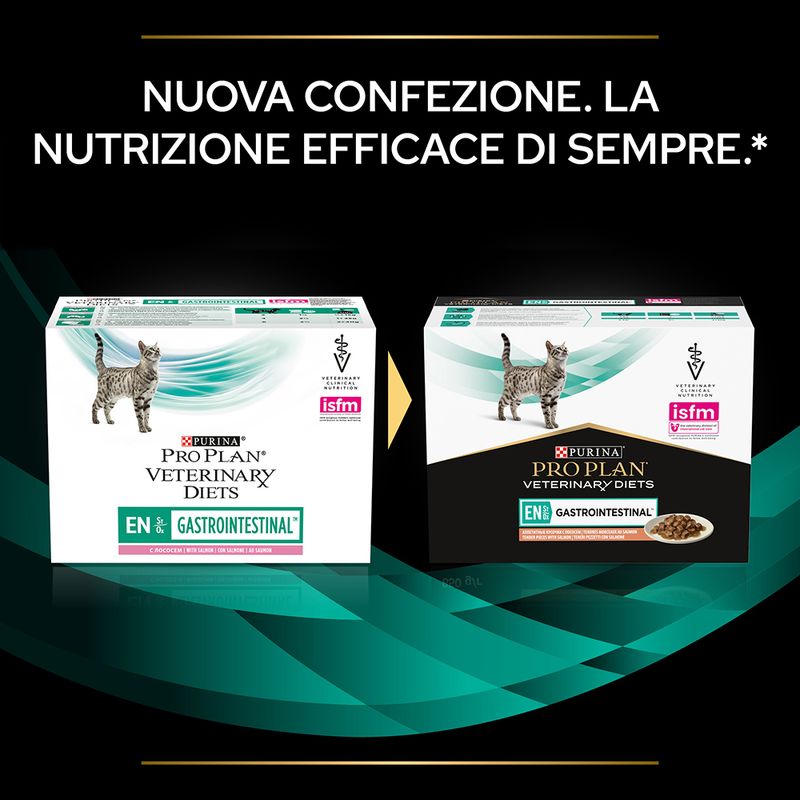 Pro Plan Veterinary Diets Feline EN ST/OX Gastrointestinal 10x85g Salmone