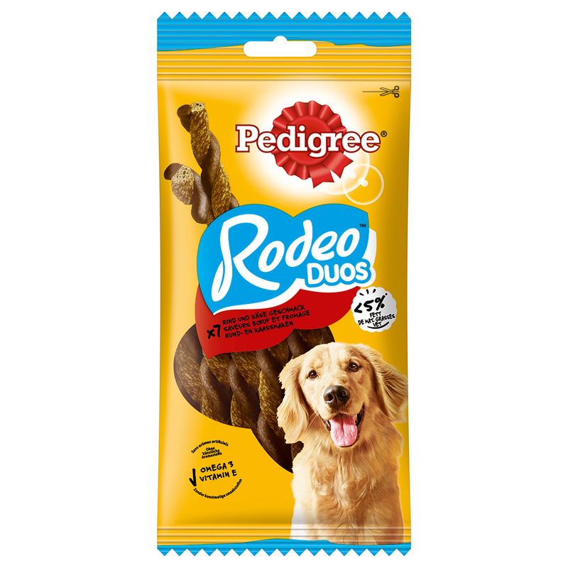 Rodeo Duos Manzo e Formaggio 123G Snack per Cane