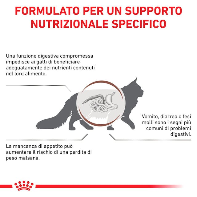 Royal Canin Gastrointestinal 2kg - Per Gatti con Disturbi Digestivi