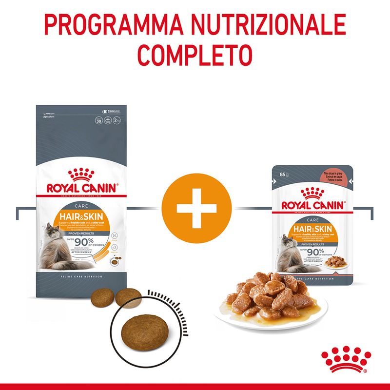 Royal Canin Hair&Skin Care 2kg Crocchette per Gatti