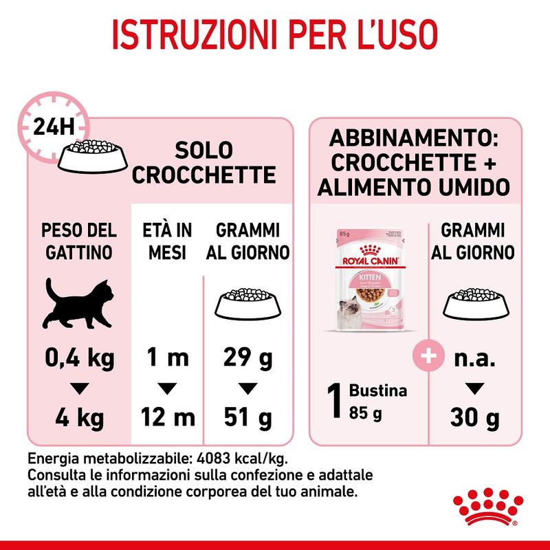 Royal Canin Kitten 2kg Crocchette per Gatti