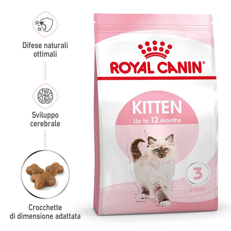 Royal Canin Kitten 4kg Crocchette per Gatti Cuccioli
