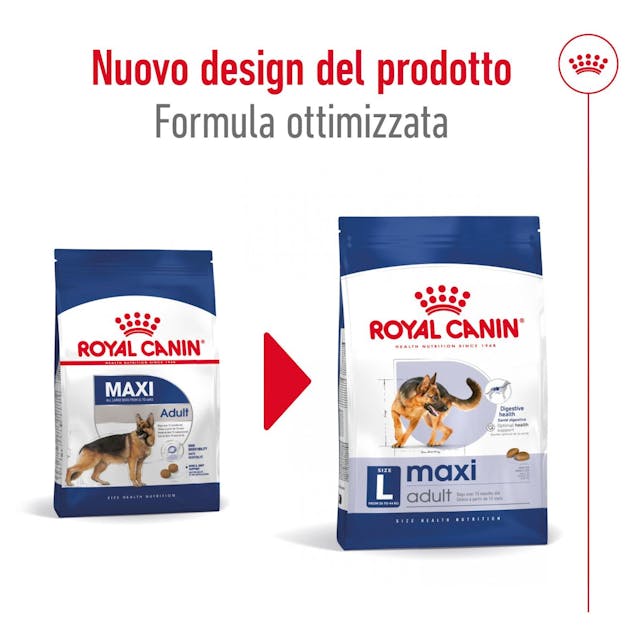 Royal Canin Maxi Adult – Crocchette per Cani Adulti Taglia Grande 4 kg