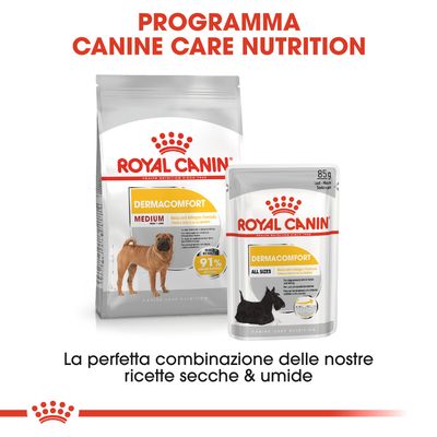 Royal Canin Medium Dermacomfort 3kg - Crocchette per Cani