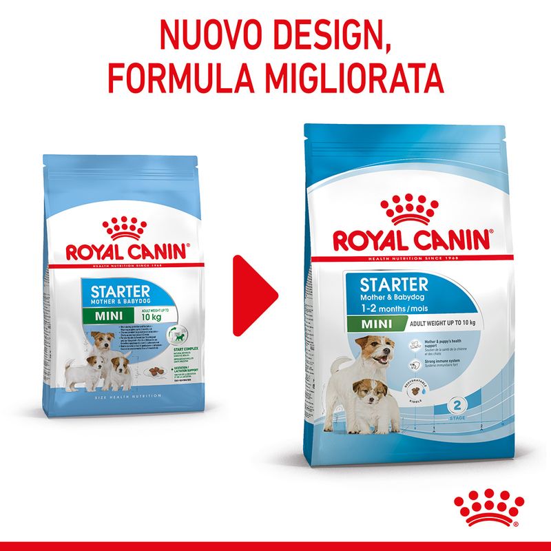 Royal Canin Starter Mother&Babydog Mini 1kg - Crocchette per Cani Cuccioli