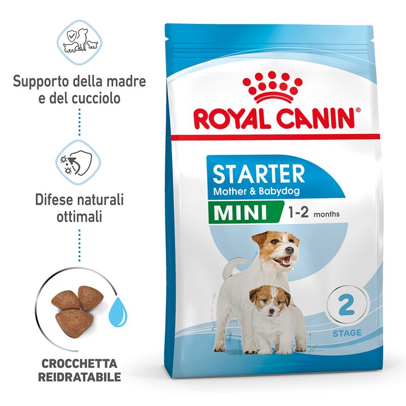 Royal Canin Starter Mother&Babydog Mini 1kg - Crocchette per Cani Cuccioli