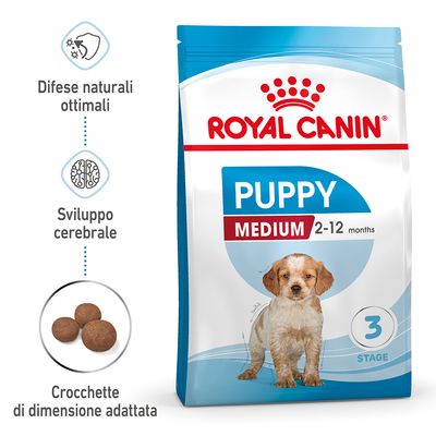 Royal Canin Puppy Medium 4kg - Crocchette per Cani