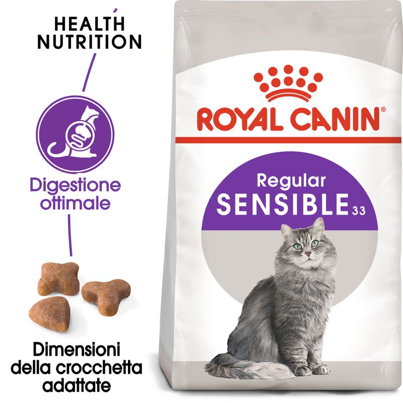 Royal Canin Regular Sensible33 2kg - Crocchette per Gatti