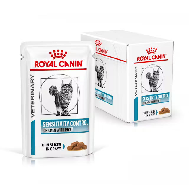 Alimento umido Royal Canin Sensitivity Control 12x85 g per gatti adulti con intolleranze alimentari