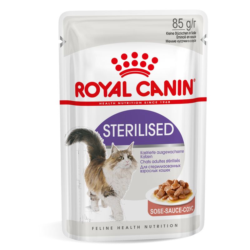 Royal Canin Sterilised in Salsa - 12x85gr