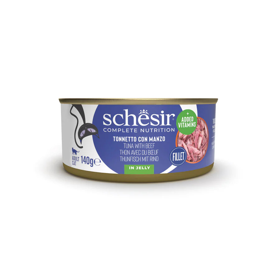 Schesir Complete Nutrition Gatto Tonnetto e Manzo 140 g