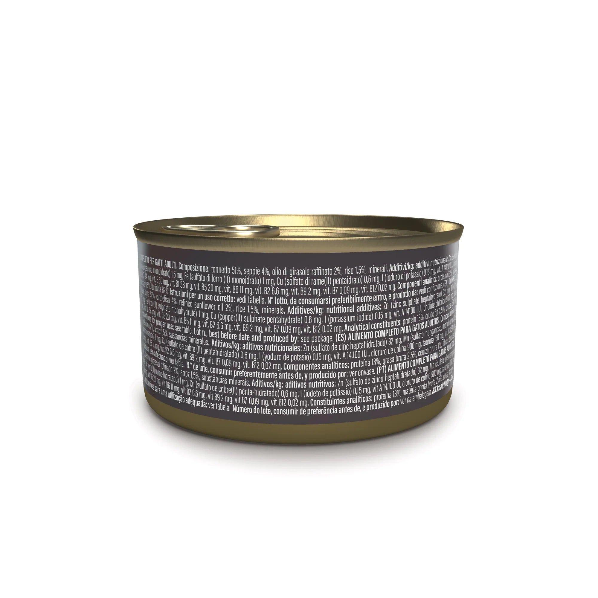Alimento completo Schesir Tonnetto con Seppie in Gelatina 85 g per gatti adulti