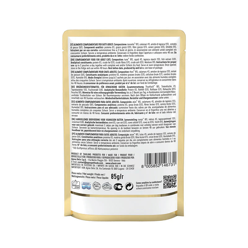 Schesir Soup Tonnetto e Calamari in Zuppa 85 g