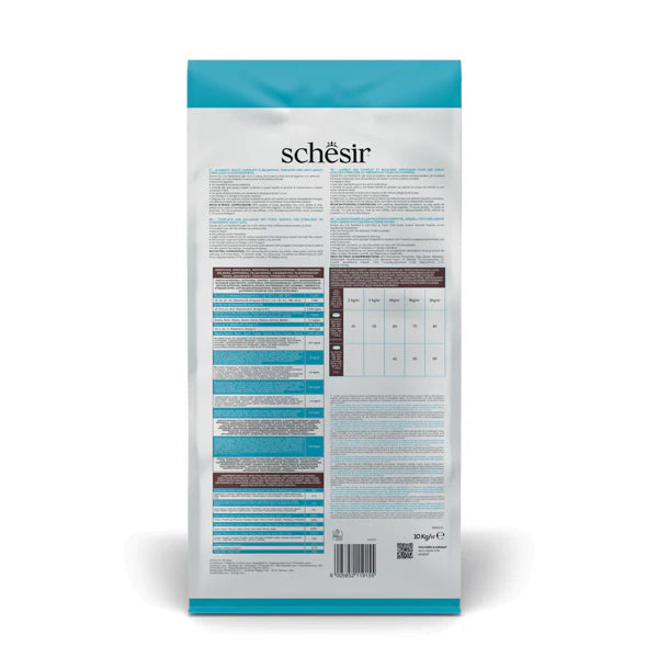 2x10kg Schesir Sterilised&Light Ricco in Pesce - Crocchette Gatto