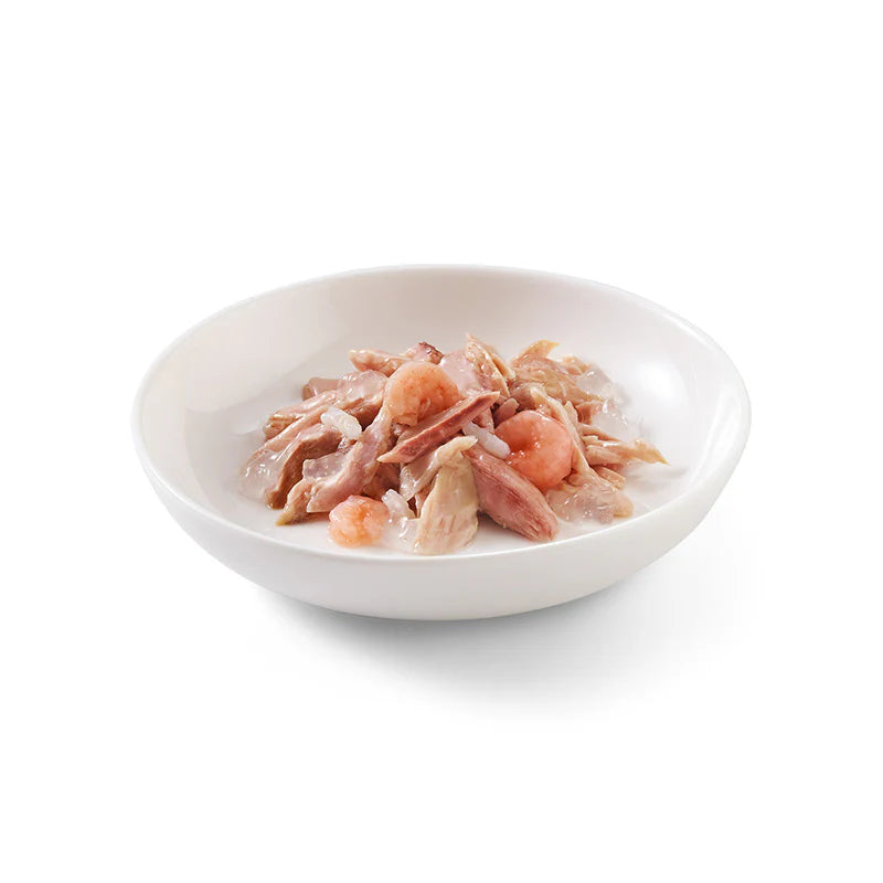 Schesir Tonnetto con Gamberetti in Gelatina 6x50g - Cibo Umido per Gatti