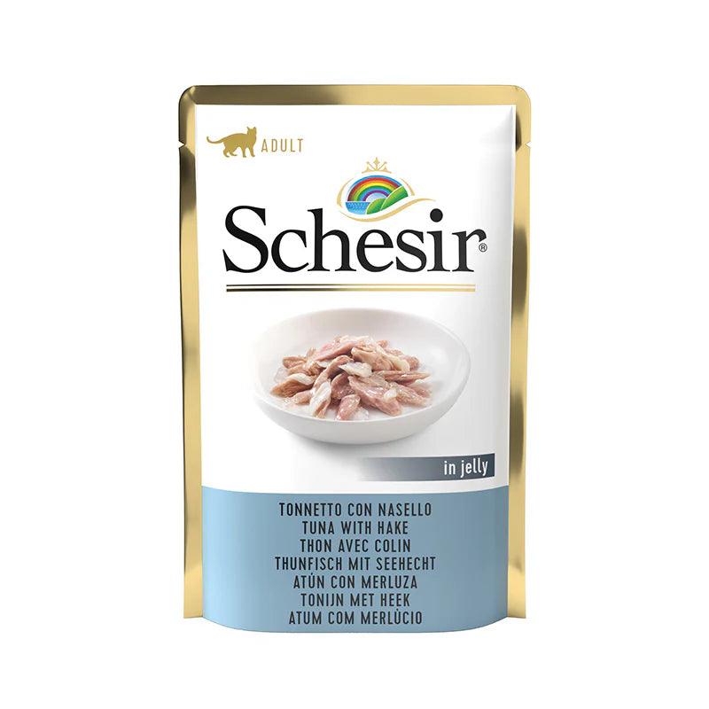 Schesir Tonnetto con Nasello in Gelatina 85g Umido per Gatti