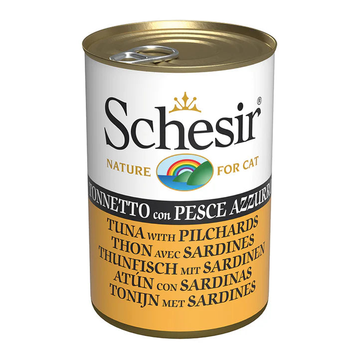 Schesir Tonnetto con Pesce Azzurro in Gelatina 140g - Gatto