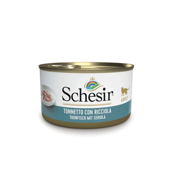 Schesir Tonnetto con Ricciola in Gelatina 85g Umido per Gatti
