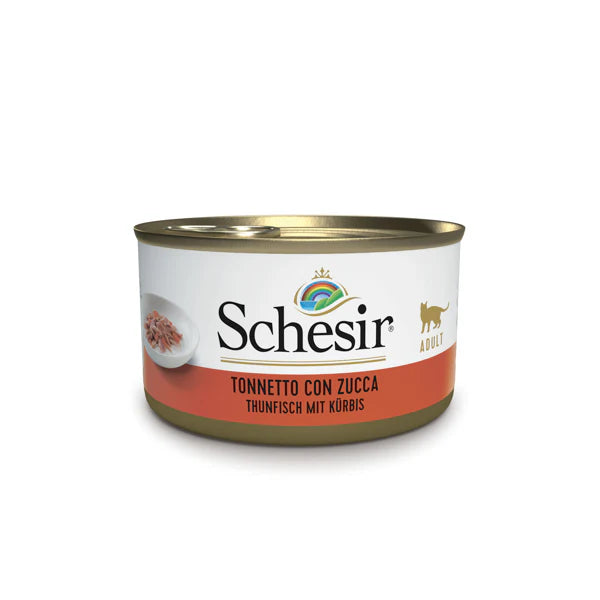 Schesir Tonnetto con Zucca in Gelatina 85g - Cibo Umido per Gatti Adulti