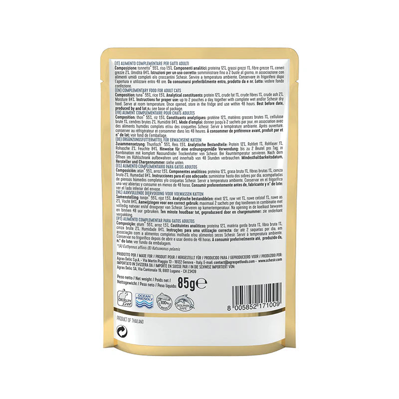 Schesir Tonnetto in Gelatina 85g Umido per Gatti