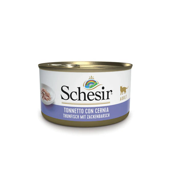 Schesir Tonnetto con Cernia 85g - Cibo Umido per Gatti