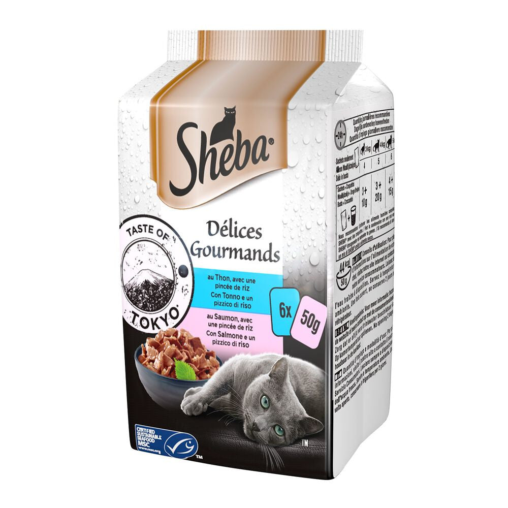 Sheba Delice Gourmands Taste of Tokyo 6x50 Gr