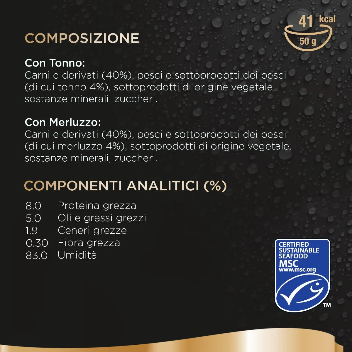 Sheba Délices Du Jour Tonno Merluzzo in Salsa 6x50g Umido per Gatti