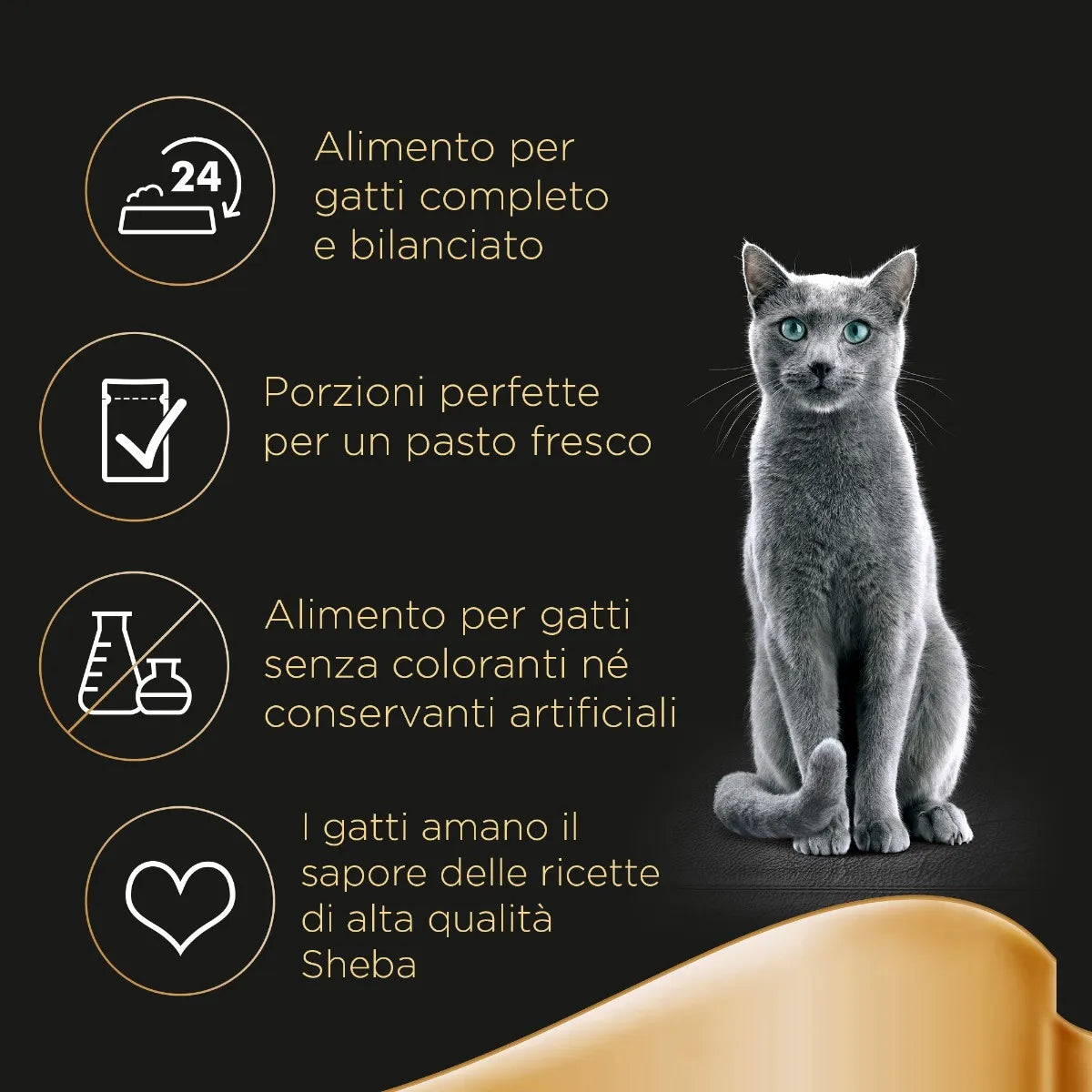 Sheba Délices Gourmands Taste of Paris 6x50g Umido per Gatti