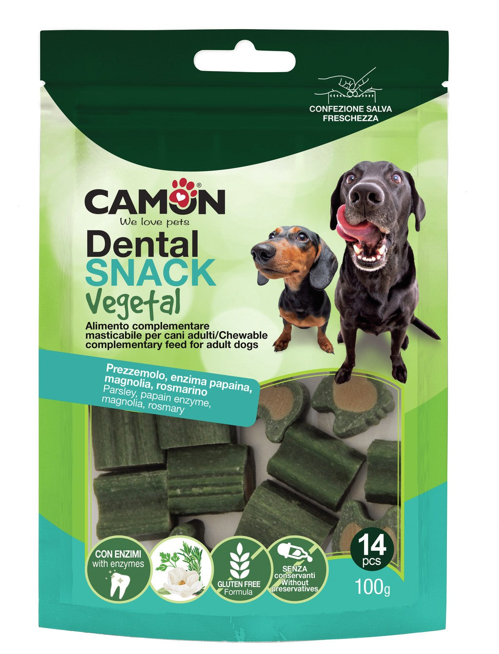 Snack per Cani Pulizia Denti Camon Enzybites 100gr