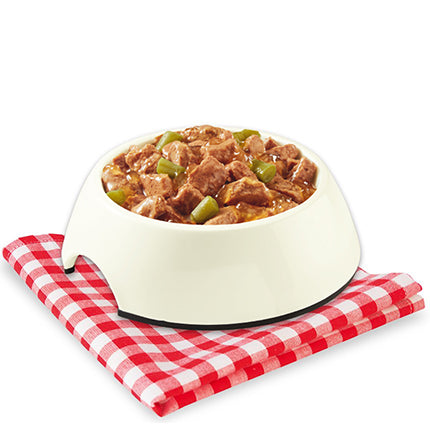 Stuzzy Bocconcini Vitello e Fagiolini 100g - Cibo Umido per Cani