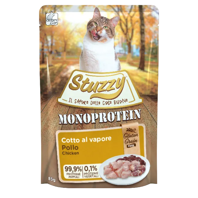 Stuzzy Monoprotein Pollo 85g Umido per Gatto