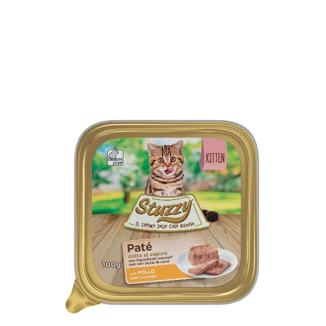 Stuzzy Paté con Pollo 100g – Gattini