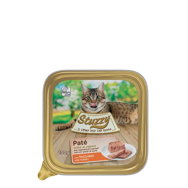 Stuzzy Paté con Tacchino 100g Umido per Gatto