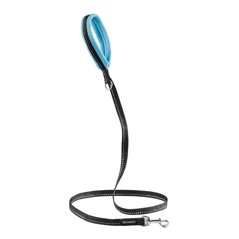 Tre Ponti Guinzaglio Mesh Azzurro 130 cm