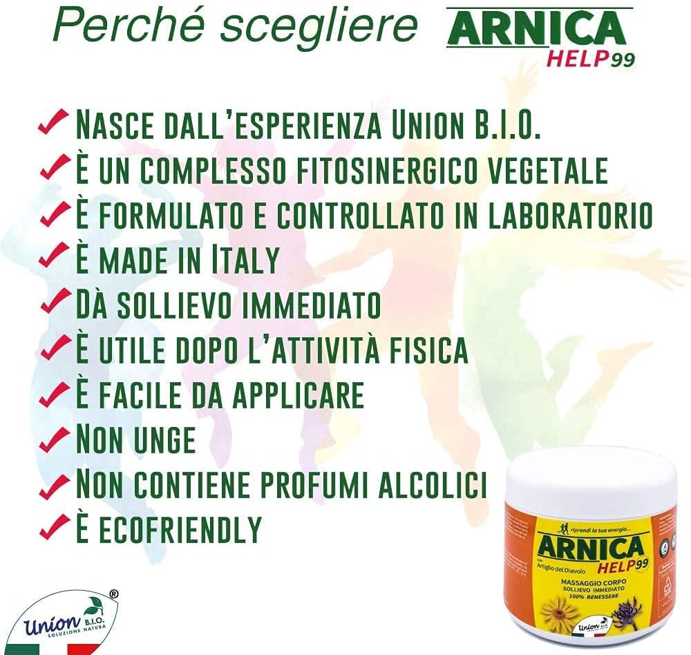 Union B.I.O. Arnica Help99 per Cavalli Uso Umano – Gel 500 ml