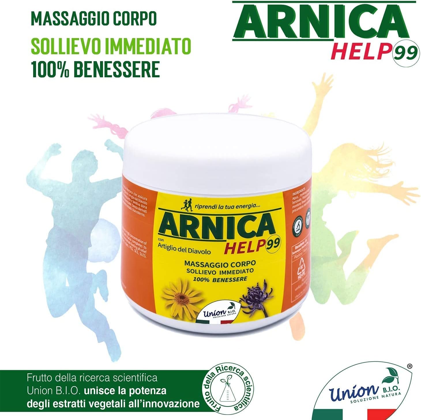 Union B.I.O. Arnica Help99 per Cavalli Uso Umano – Gel 500 ml