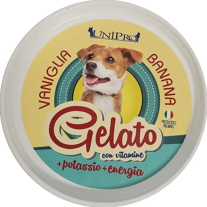 Unipro Gelato per Cani Vaniglia e Banana 60gr