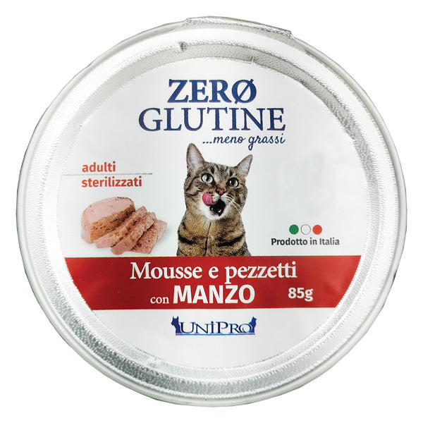 Unipro Zero Glutine con Manzo 85gr
