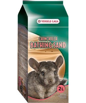 Sabbia da bagno Versele-Laga per cincillà e roditori 1,3 kg con granuli fini assorbenti