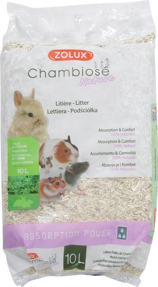 Zolux Chambiose Nature 10L - Lettiera Compostabile per Conigli
