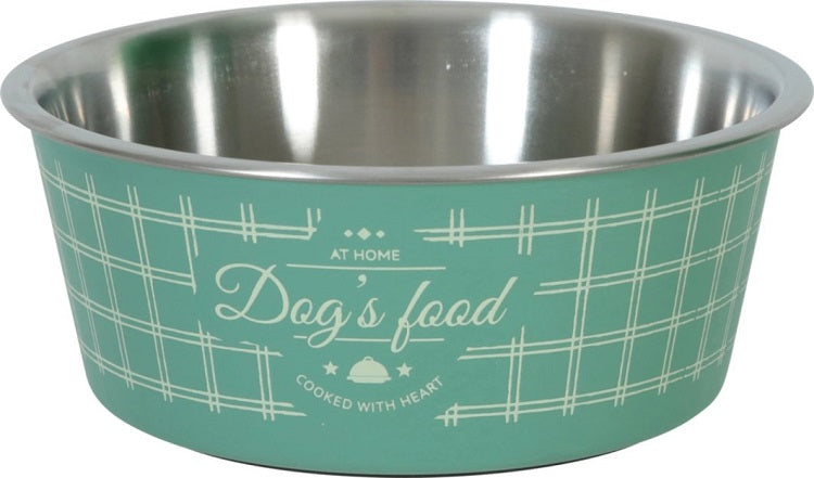 Zolux Ciotola Antiscivolo in Acciaio Inox per Cani – 1,2 L Verde