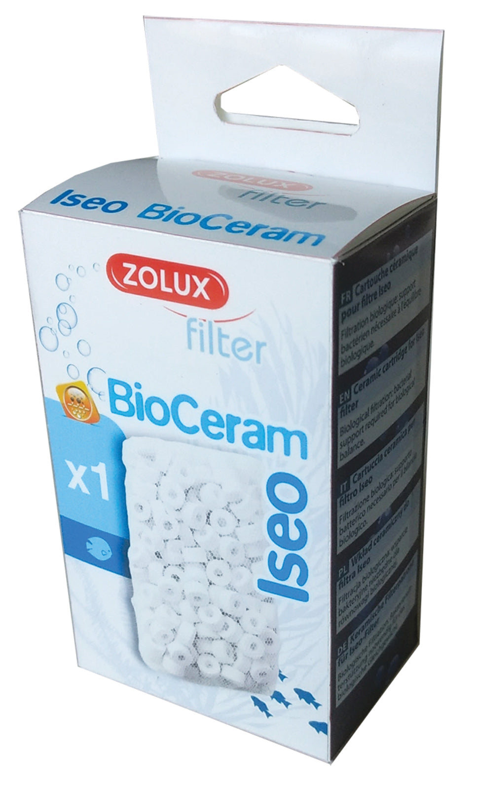 Cartuccia filtrante Zolux ISEO BioCeram per acquari TANA 65x43x135 mm, codice 329744