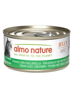 Almo Nature HFC Jelly Cats - Tonno con Gallinella 70g