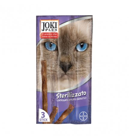 Joki Plus per Sterilizzati 3x5g Snack per Gatto