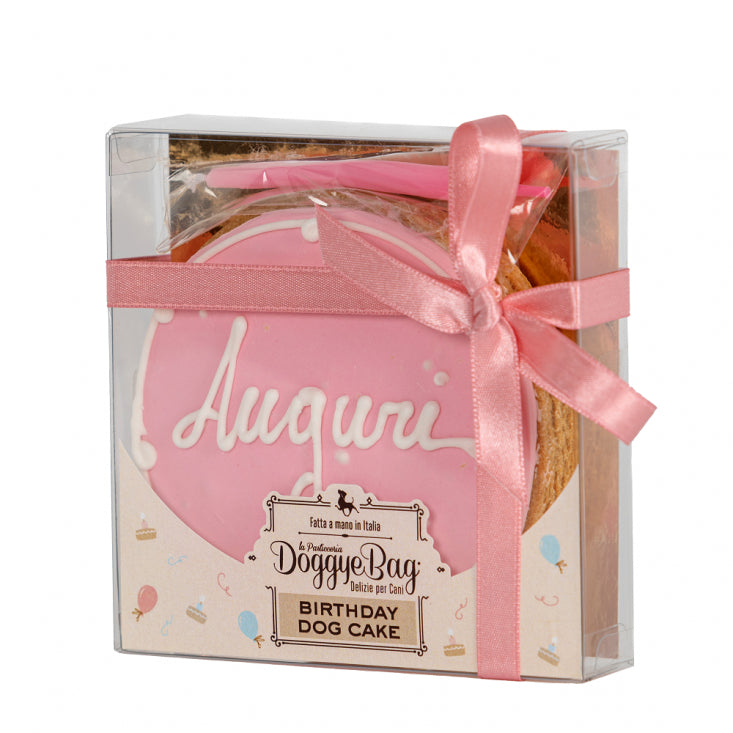 DoggyeBag Birthday Dog Rosa 120g Torta per Cani