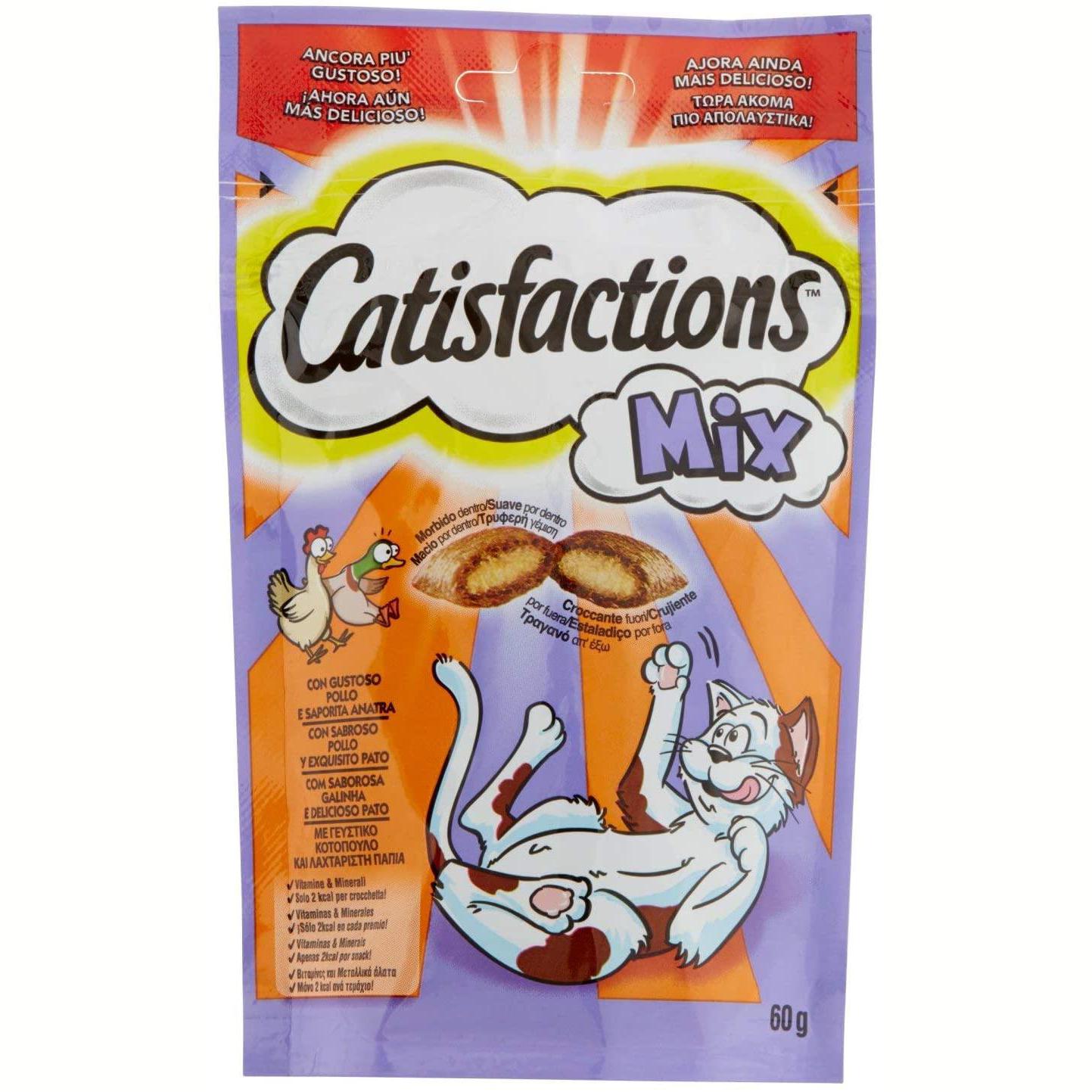 3x Catisfactions con Pollo e Anatra 60gr