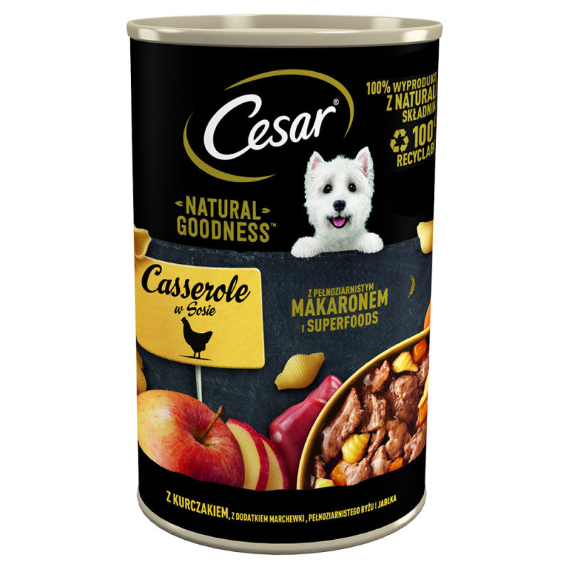 Cesar Natural Goodness Pollo in Salsa 400g Alimento Umido per Cane