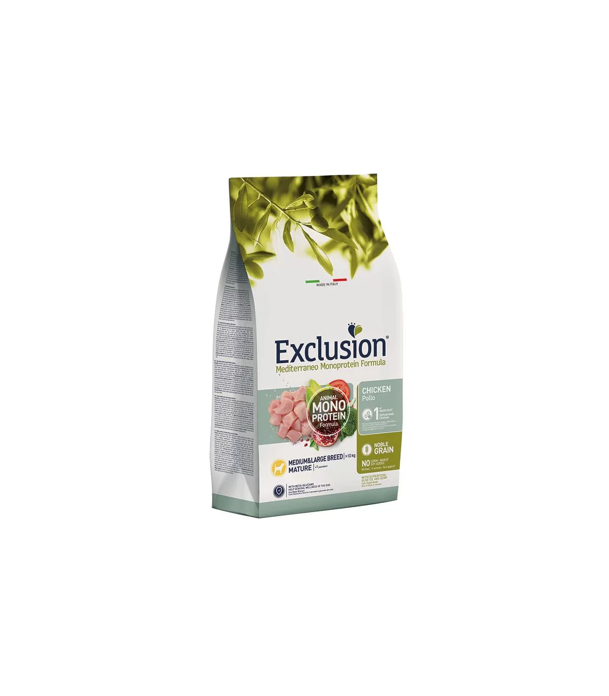 Exclusion Mediterraneo Mature Medium & Large Breed Pollo 3 Kg