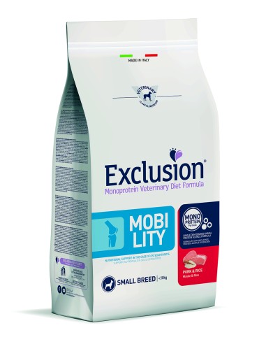 Exclusion - Diet Mobility Small Breed Maiale e Riso 2 Kg