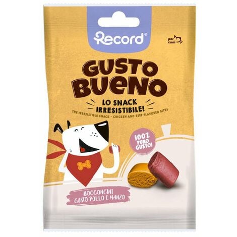 Record Gusto Bueno Bocconcini Pollo e Manzo 50 gr